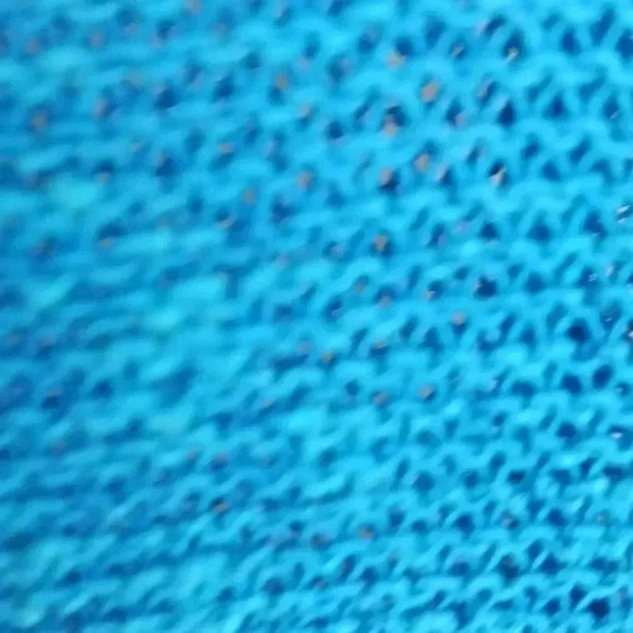 Coldwater Creek Teal 3/4 sleeve long sweater size L - Picture 5 of 7